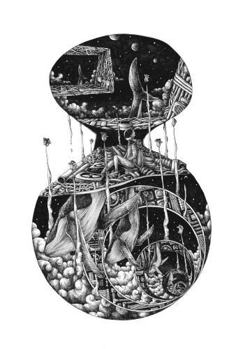 《黄金原野》插图——选取自《十二个明天》 插画师:杨佳运